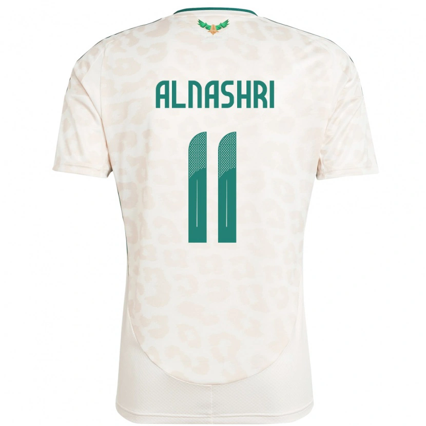 Danxen Dame Saudi-Arabia Awad Alnashri #11 Hvit Bortetrøye Drakt Trøye 24-26 Skjorter T-Skjorte