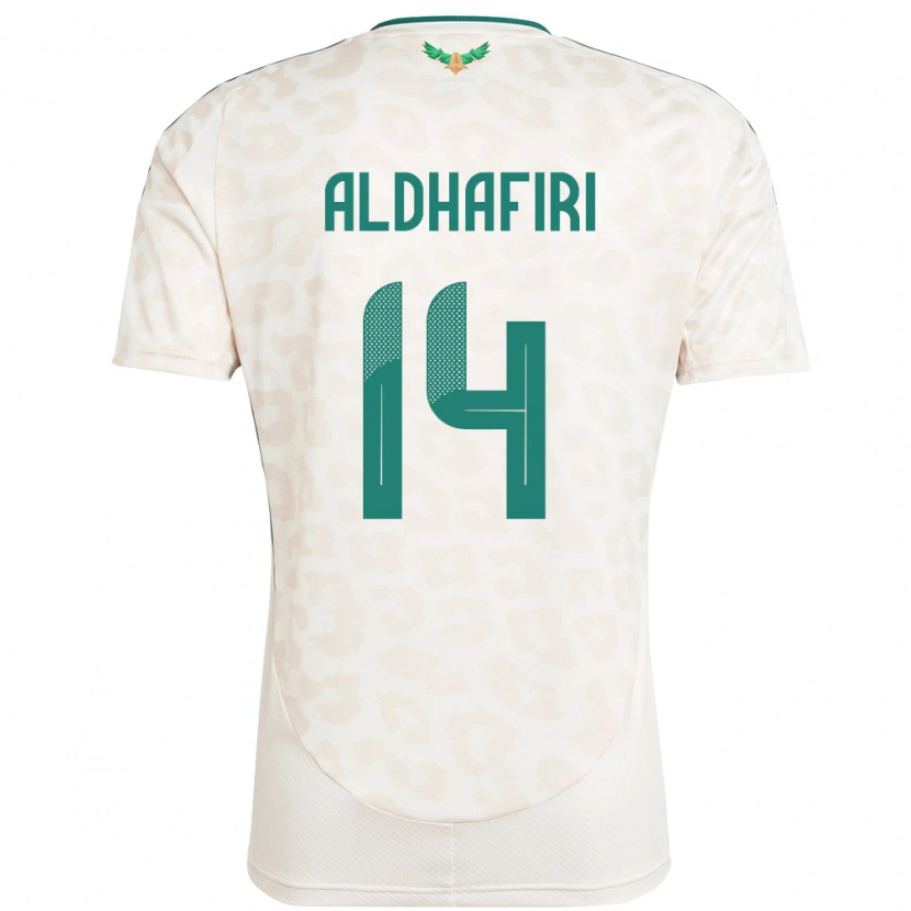 Danxen Dame Saudi-Arabia Jathob Aldhafiri #14 Hvit Bortetrøye Drakt Trøye 24-26 Skjorter T-Skjorte