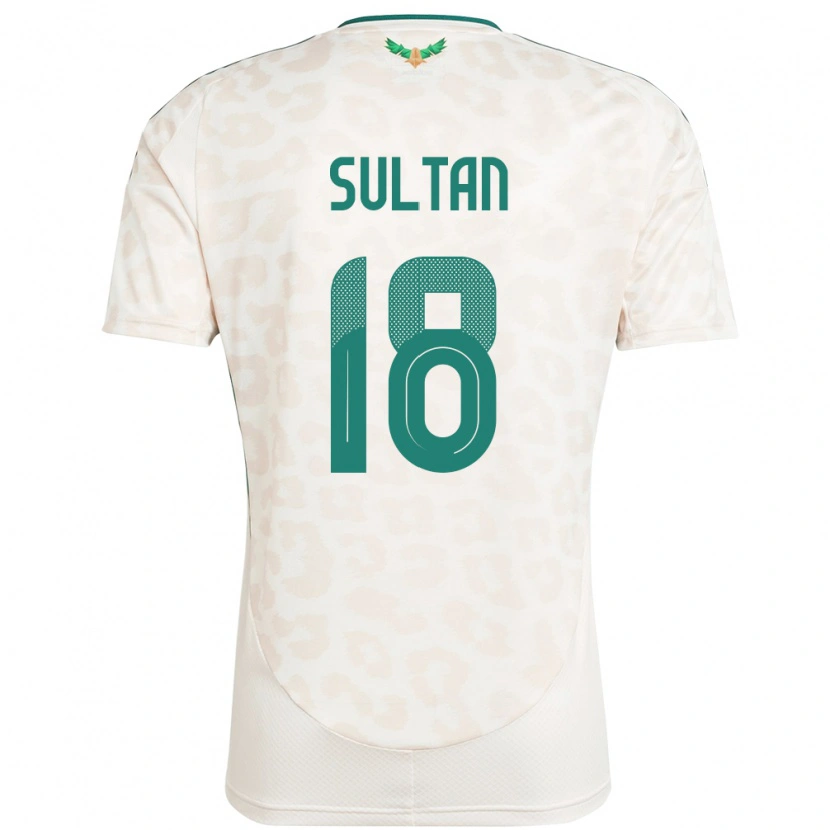 Danxen Dame Saudi-Arabia Qasim Sultan #18 Hvit Bortetrøye Drakt Trøye 24-26 Skjorter T-Skjorte