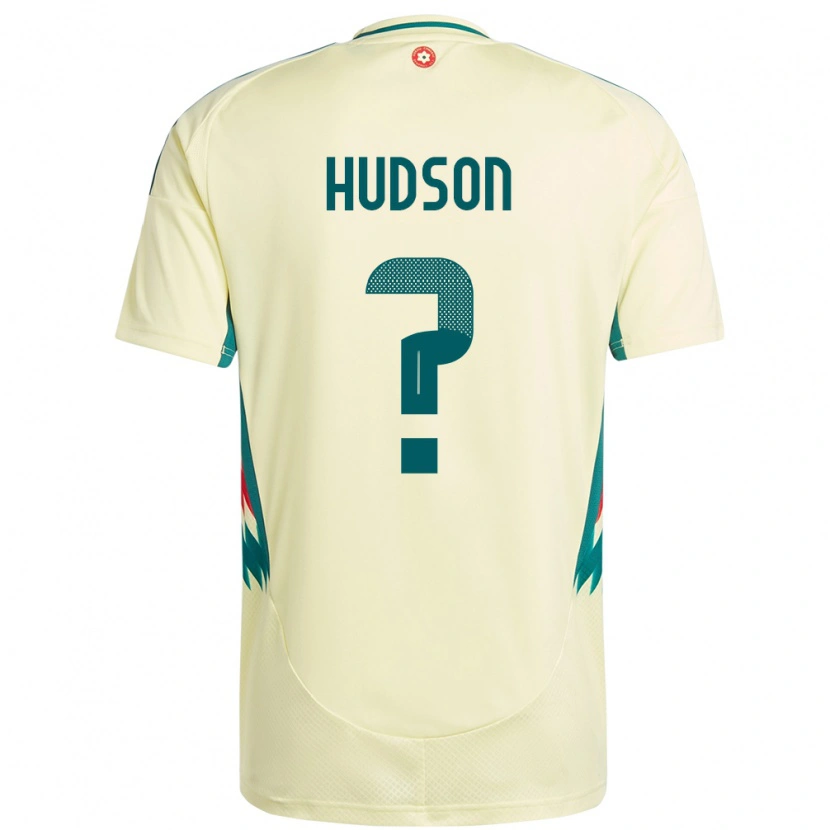Danxen Dame Wales Max Hudson #0 Beige Gul Bortetrøye Drakt Trøye 24-26 Skjorter T-Skjorte