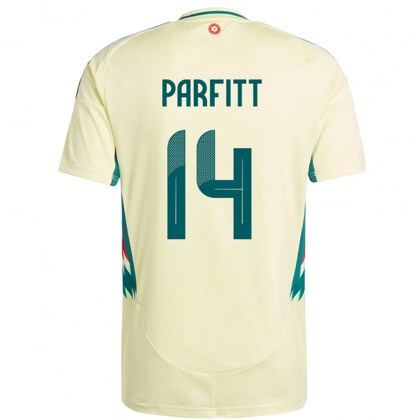 Danxen Dame Wales T-Jay Parfitt #14 Beige Gul Bortetrøye Drakt Trøye 24-26 Skjorter T-Skjorte
