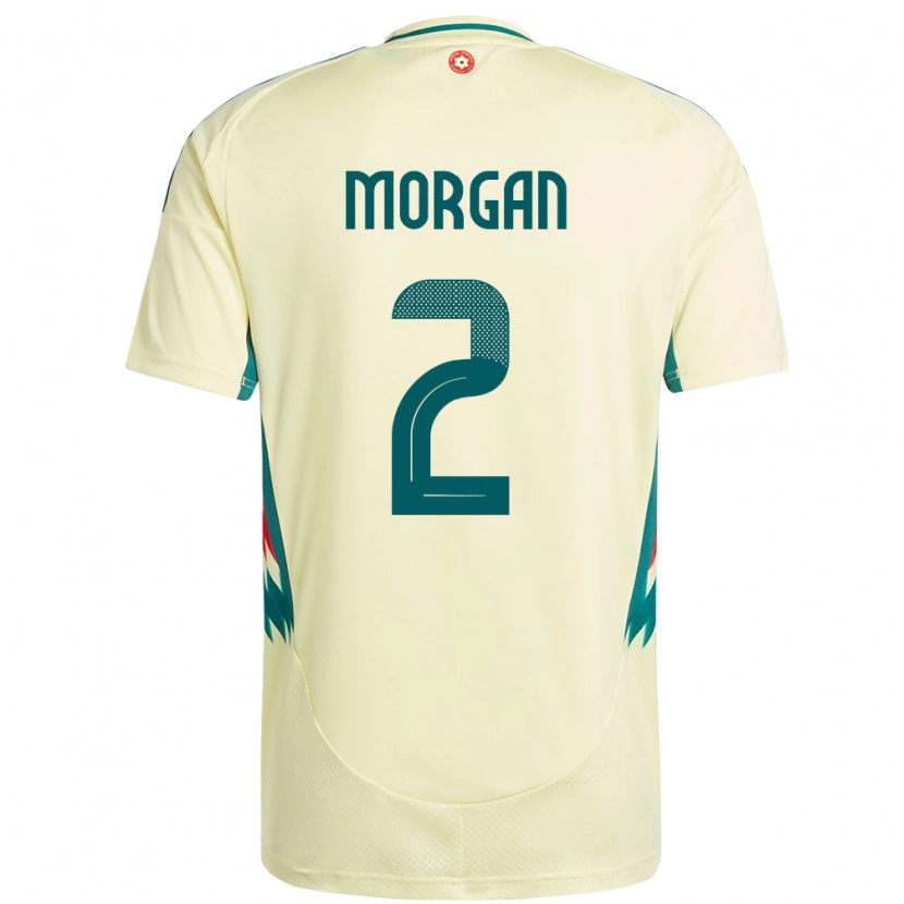 Danxen Dame Wales Ffion Morgan #2 Beige Gul Bortetrøye Drakt Trøye 24-26 Skjorter T-Skjorte
