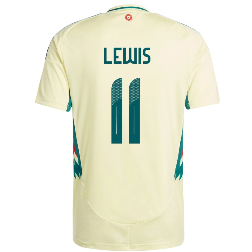 Danxen Dame Wales Sonny Lewis #11 Beige Gul Bortetrøye Drakt Trøye 24-26 Skjorter T-Skjorte