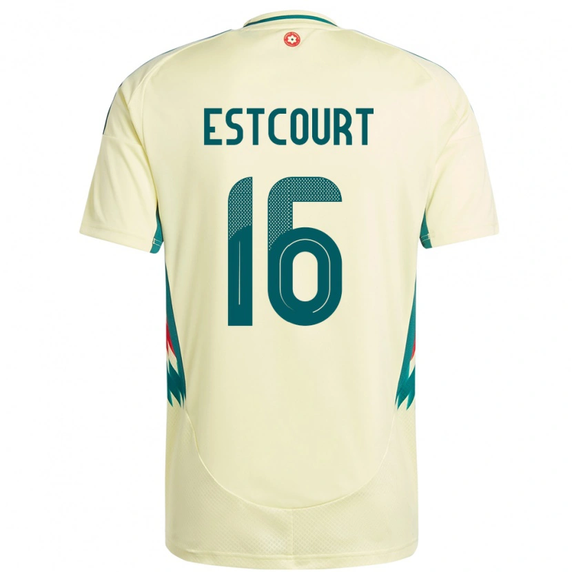Danxen Dame Wales Charlotte Estcourt #16 Beige Gul Bortetrøye Drakt Trøye 24-26 Skjorter T-Skjorte