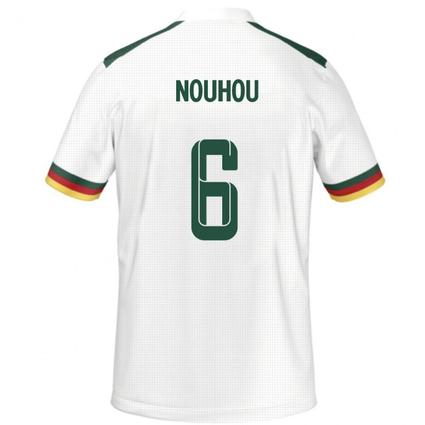Danxen Dame Kamerun Nouhou #6 Hvit Bortetrøye Drakt Trøye 24-26 Skjorter T-Skjorte