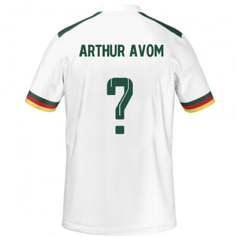 Danxen Dame Kamerun Arthur Avom #0 Hvit Bortetrøye Drakt Trøye 24-26 Skjorter T-Skjorte