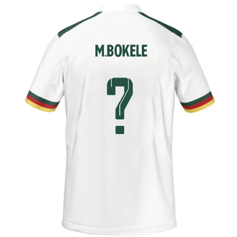 Danxen Dame Kamerun Morgan Bokele #0 Hvit Bortetrøye Drakt Trøye 24-26 Skjorter T-Skjorte