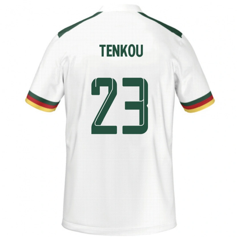 Danxen Dame Kamerun Yanike Tenkou #23 Hvit Bortetrøye Drakt Trøye 24-26 Skjorter T-Skjorte