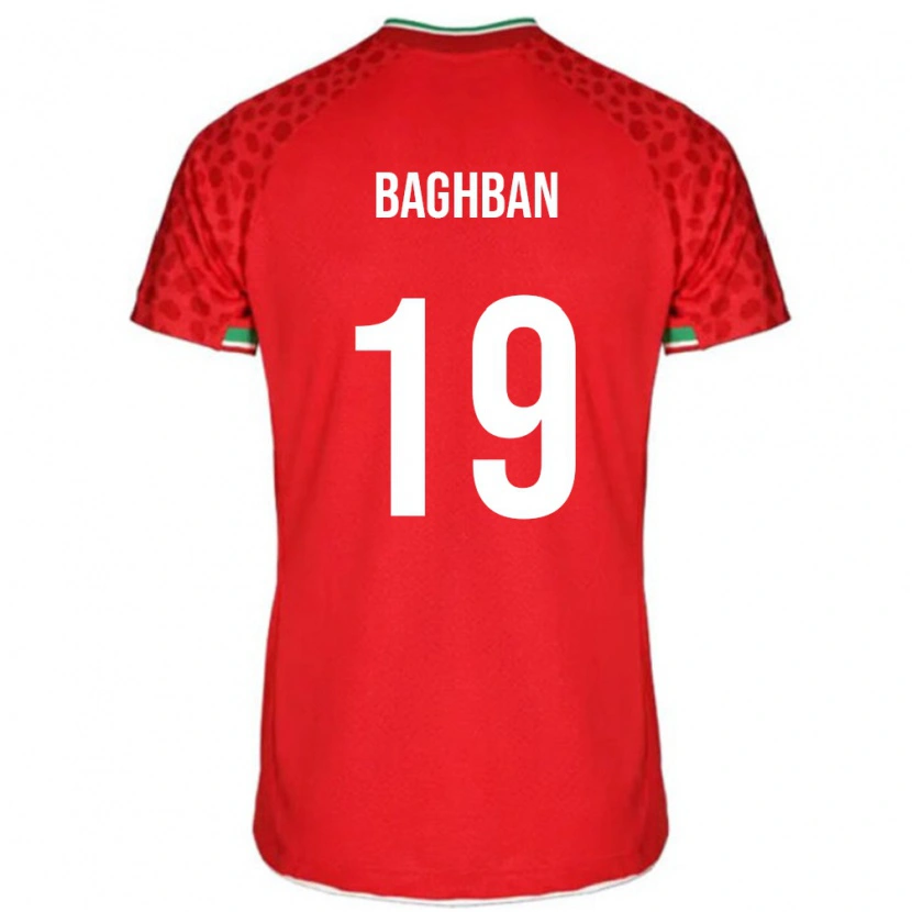 Danxen Dame Iran Hadi Baghban #19 Rød Bortetrøye Drakt Trøye 24-26 Skjorter T-Skjorte