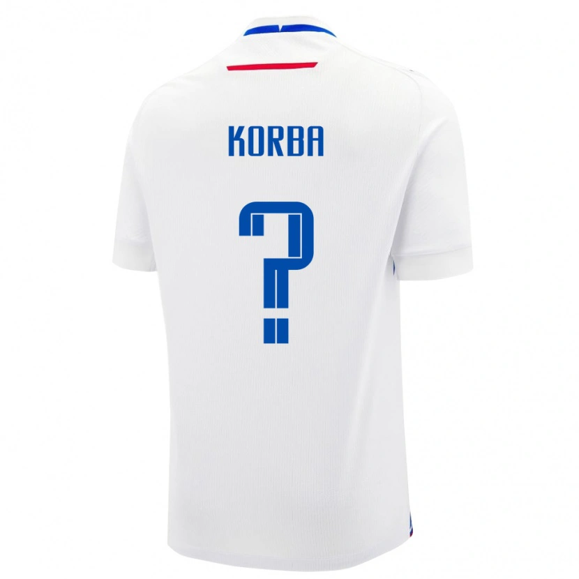 Danxen Dame Slovakia Rastislav Korba #0 Hvit Bortetrøye Drakt Trøye 24-26 Skjorter T-Skjorte