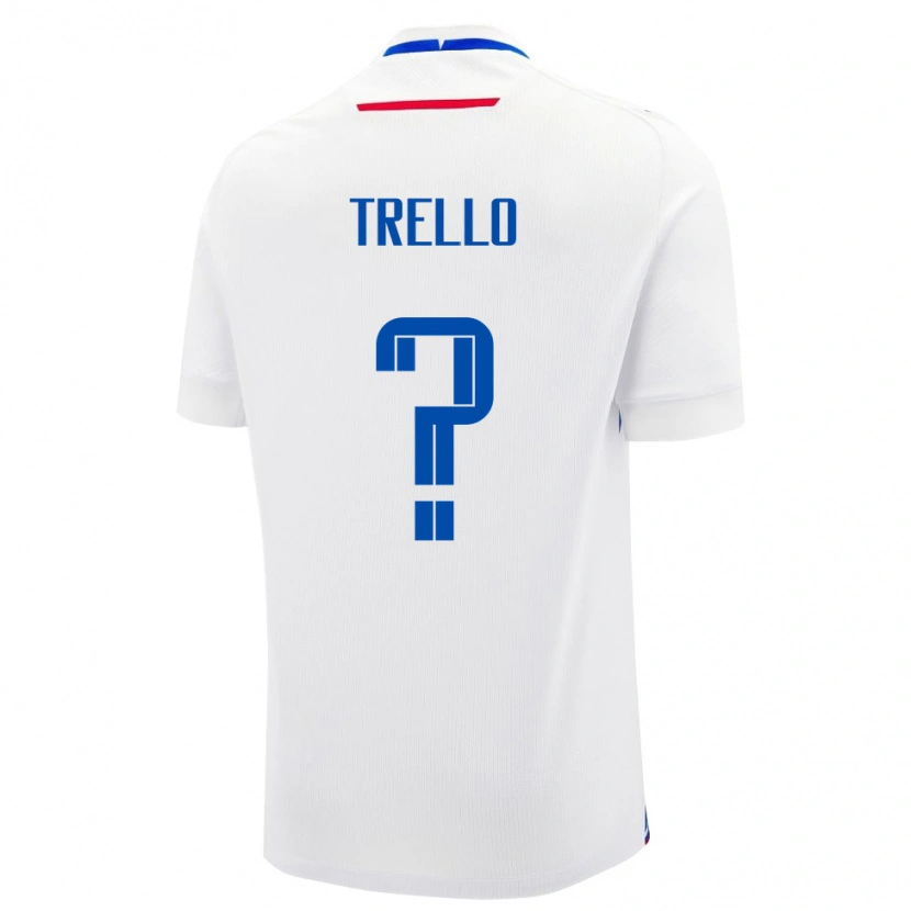 Danxen Dame Slovakia Filip Trello #0 Hvit Bortetrøye Drakt Trøye 24-26 Skjorter T-Skjorte