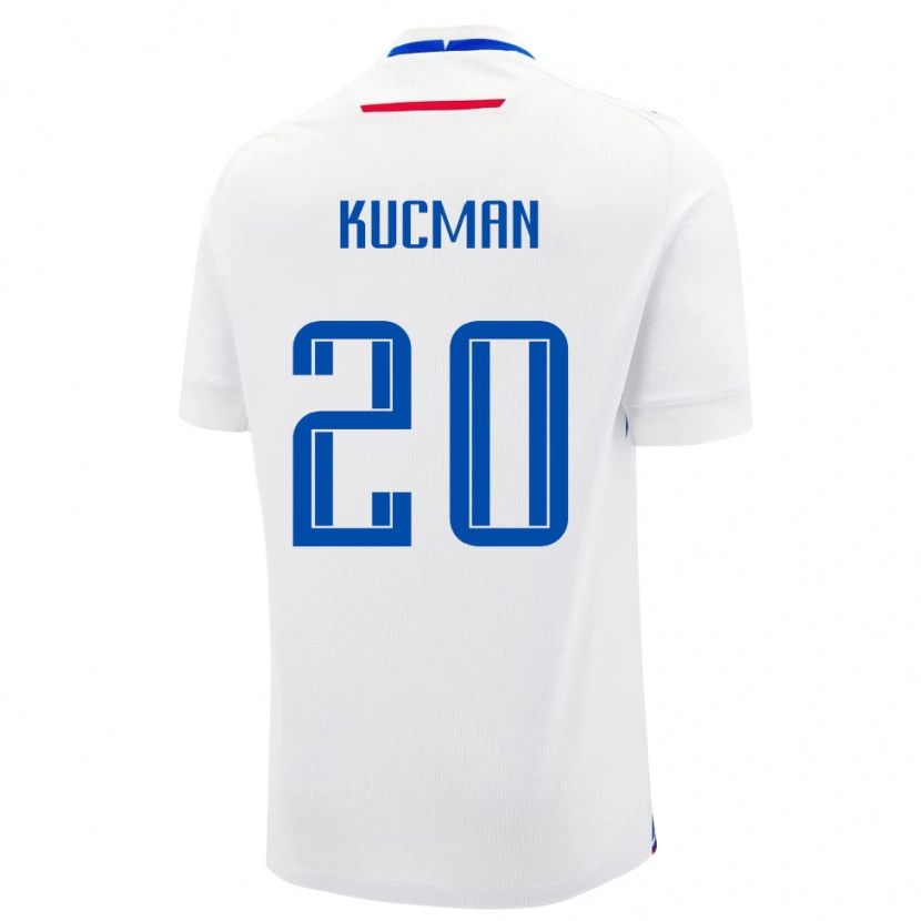 Danxen Dame Slovakia Marcel Kucman #20 Hvit Bortetrøye Drakt Trøye 24-26 Skjorter T-Skjorte