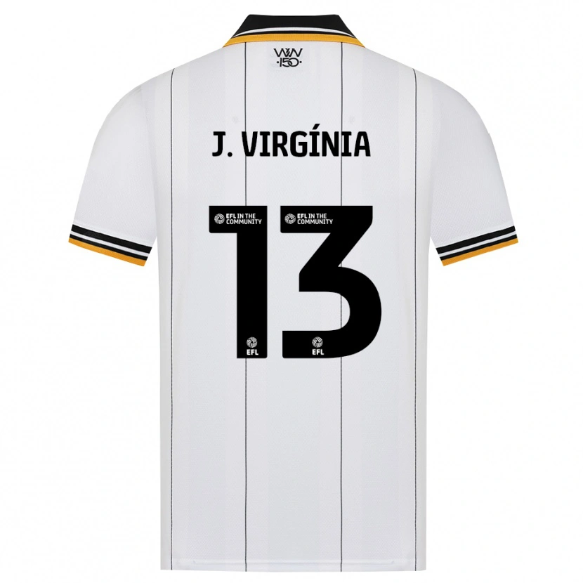 Danxen Dame João Virgínia #13 Oransje Hvit Svart Bortetrøye Drakt Trøye 2026/27 Skjorter T-Skjorte