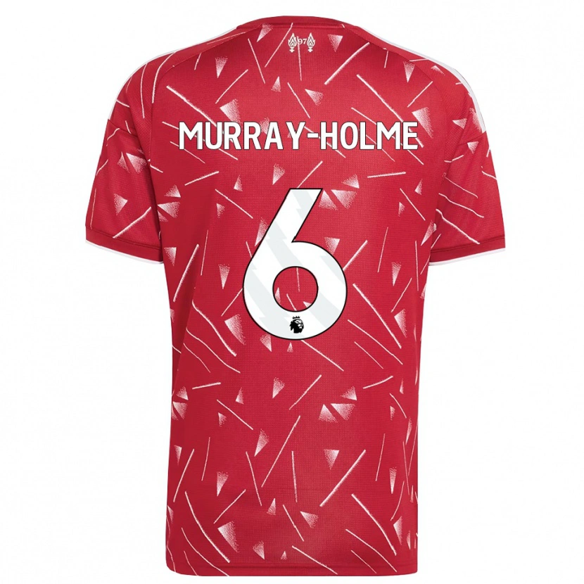 Danxen Dame Haydn Murray-Holme #6 Hvit Rød Hjemmetrøye Drakt Trøye 2026/27 Skjorter T-Skjorte