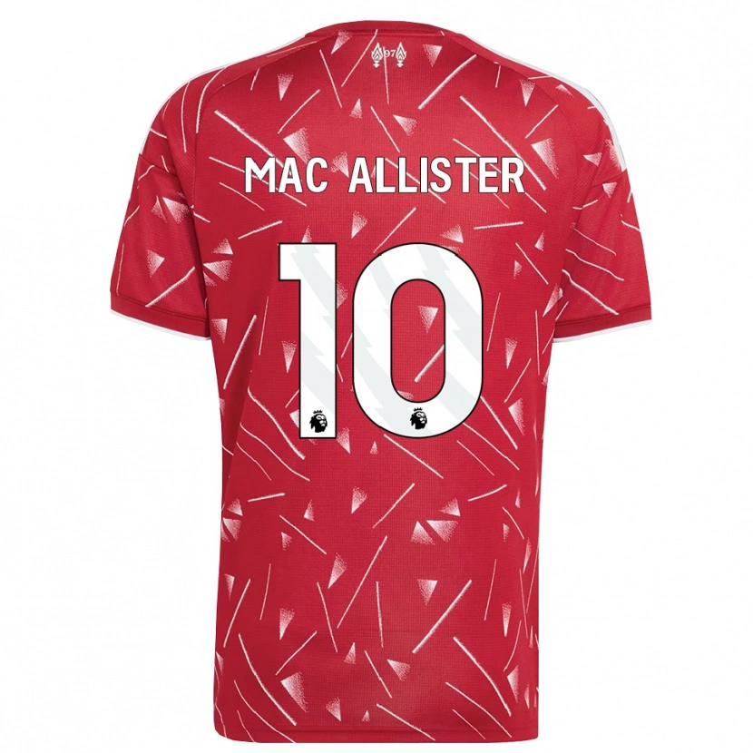 Danxen Dame Alexis Mac Allister #10 Hvit Rød Hjemmetrøye Drakt Trøye 2026/27 Skjorter T-Skjorte