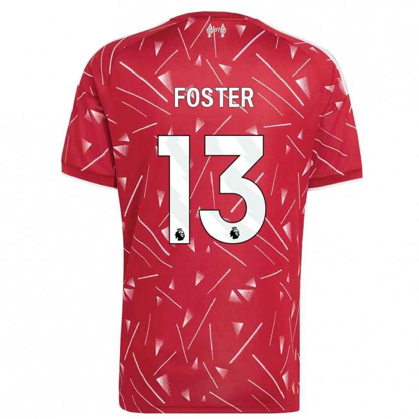 Danxen Dame Rylee Foster #13 Hvit Rød Hjemmetrøye Drakt Trøye 2026/27 Skjorter T-Skjorte