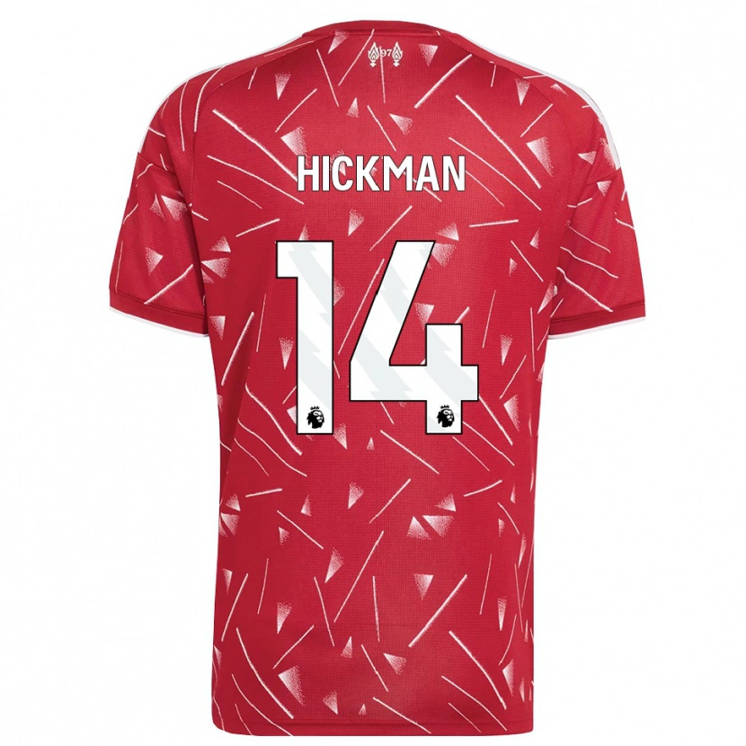 Danxen Dame Ellis Hickman #14 Hvit Rød Hjemmetrøye Drakt Trøye 2026/27 Skjorter T-Skjorte