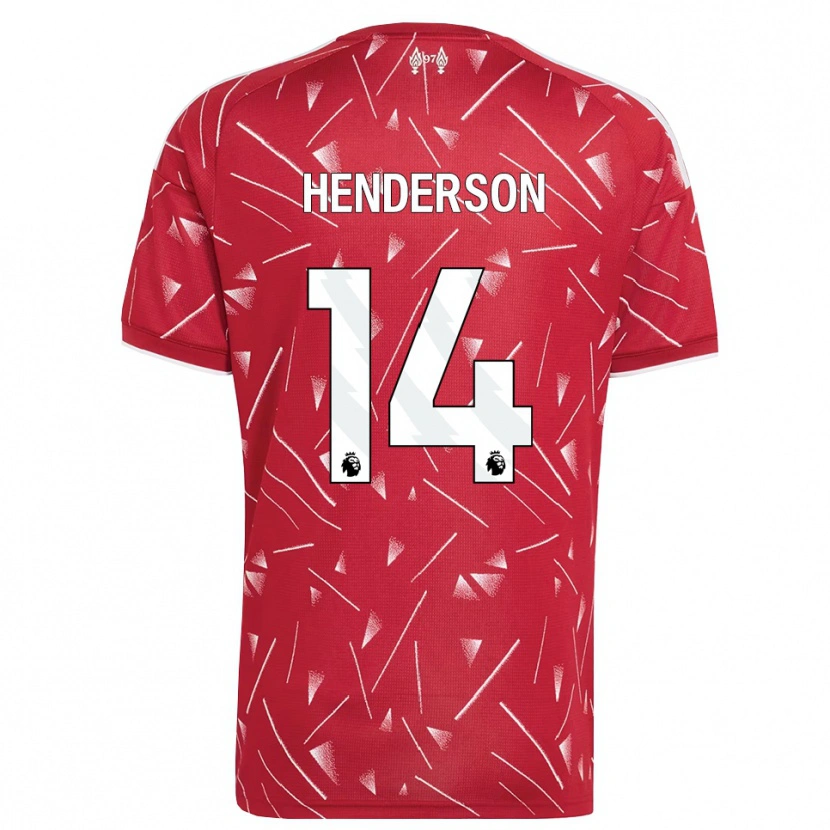 Danxen Dame Henderson #14 Hvit Rød Hjemmetrøye Drakt Trøye 2026/27 Skjorter T-Skjorte