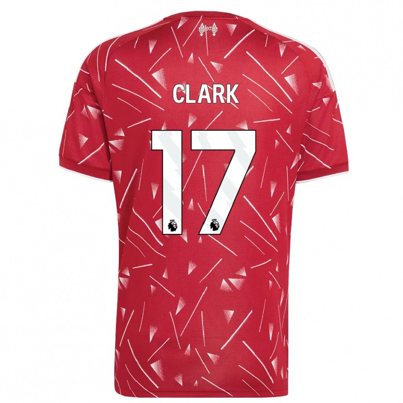 Danxen Dame Jenna Clark #17 Hvit Rød Hjemmetrøye Drakt Trøye 2026/27 Skjorter T-Skjorte