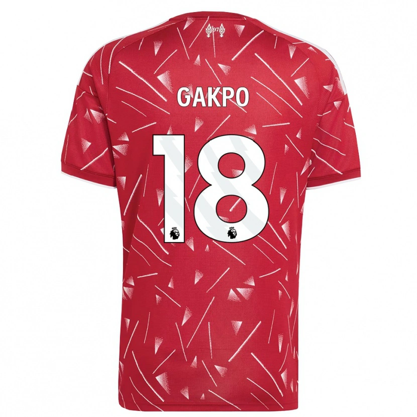 Danxen Dame Cody Gakpo #18 Hvit Rød Hjemmetrøye Drakt Trøye 2026/27 Skjorter T-Skjorte