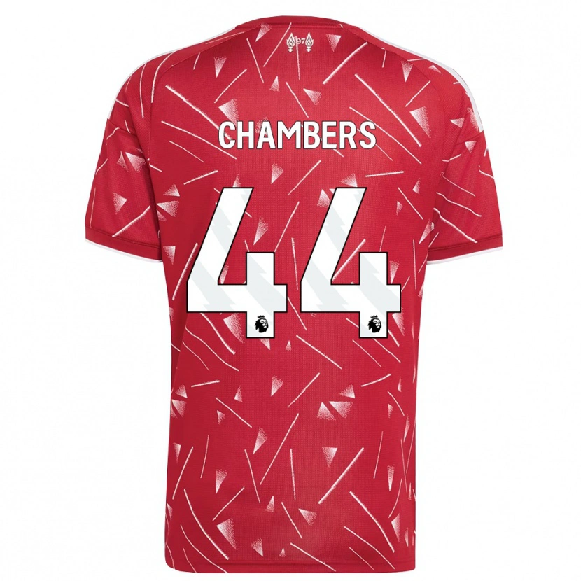 Danxen Dame Luke Chambers #44 Hvit Rød Hjemmetrøye Drakt Trøye 2026/27 Skjorter T-Skjorte