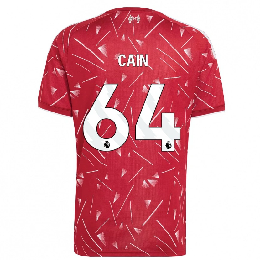 Danxen Dame Jake Cain #64 Hvit Rød Hjemmetrøye Drakt Trøye 2026/27 Skjorter T-Skjorte
