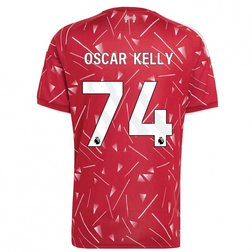 Danxen Dame Oscar Kelly #74 Hvit Rød Hjemmetrøye Drakt Trøye 2026/27 Skjorter T-Skjorte
