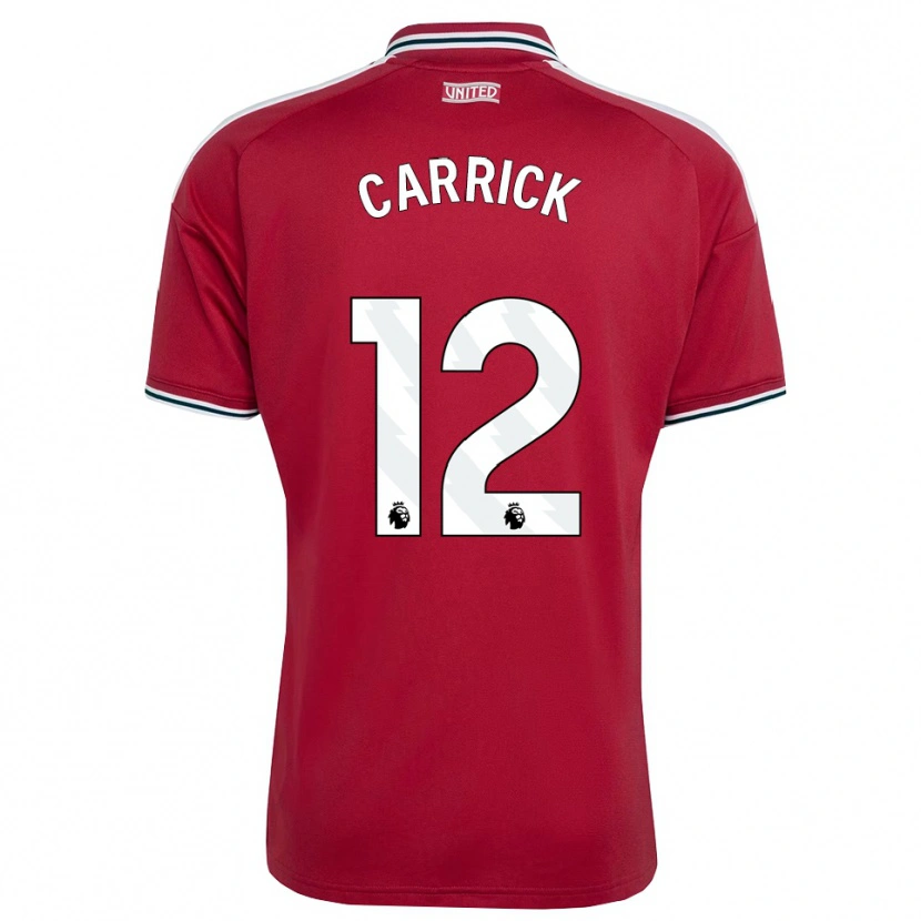 Danxen Dame Jacey Carrick #12 Rød Gul Hvit Hjemmetrøye Drakt Trøye 2026/27 Skjorter T-Skjorte