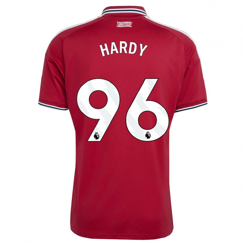Danxen Dame Charlie Hardy #96 Rød Gul Hvit Hjemmetrøye Drakt Trøye 2026/27 Skjorter T-Skjorte