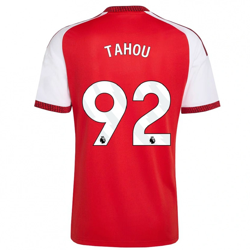 Danxen Dame Joshua Tahou #92 Rød Hvit Svart Hjemmetrøye Drakt Trøye 2026/27 Skjorter T-Skjorte