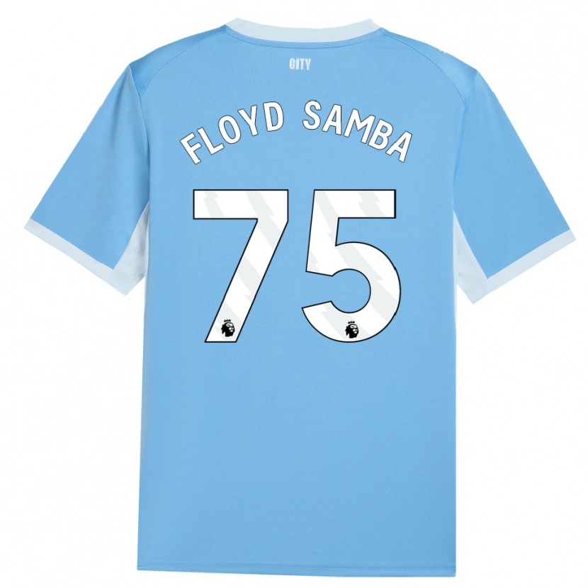 Danxen Dame Floyd Samba #75 Lys Himmelblå Hvit Hjemmetrøye Drakt Trøye 2026/27 Skjorter T-Skjorte