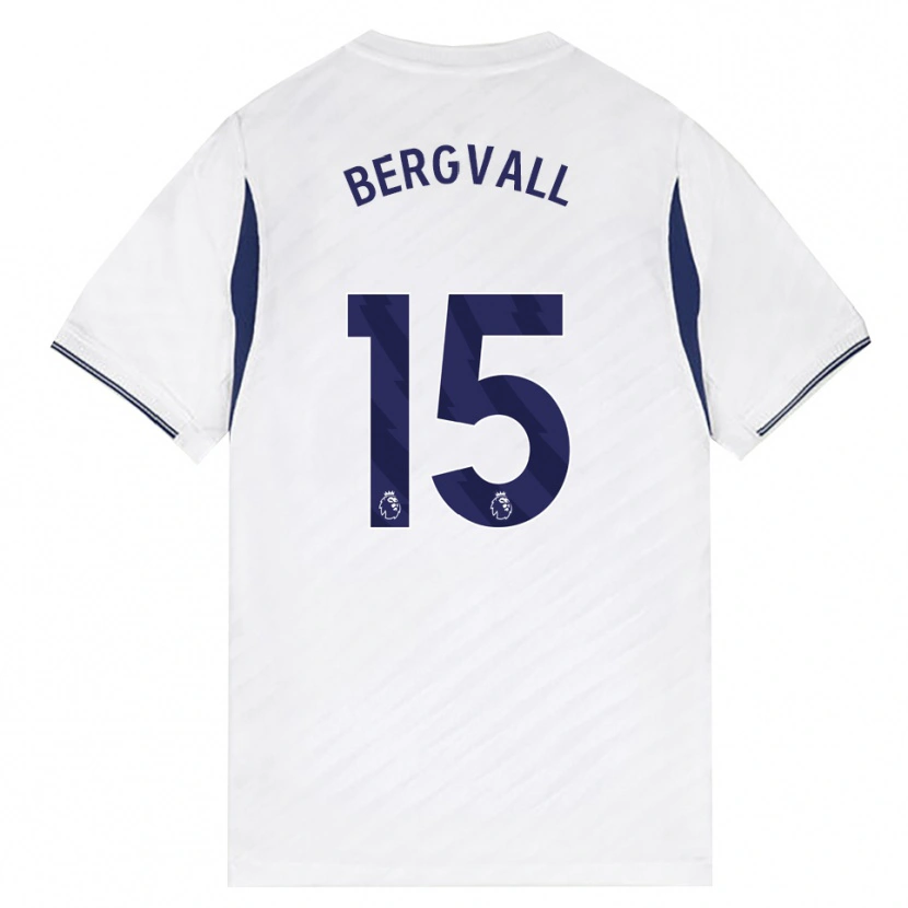 Danxen Dame Lucas Bergvall #15 Hvit Rød Lilla Hjemmetrøye Drakt Trøye 2026/27 Skjorter T-Skjorte