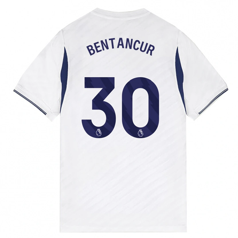 Danxen Dame Rodrigo Bentancur #30 Hvit Rød Lilla Hjemmetrøye Drakt Trøye 2026/27 Skjorter T-Skjorte