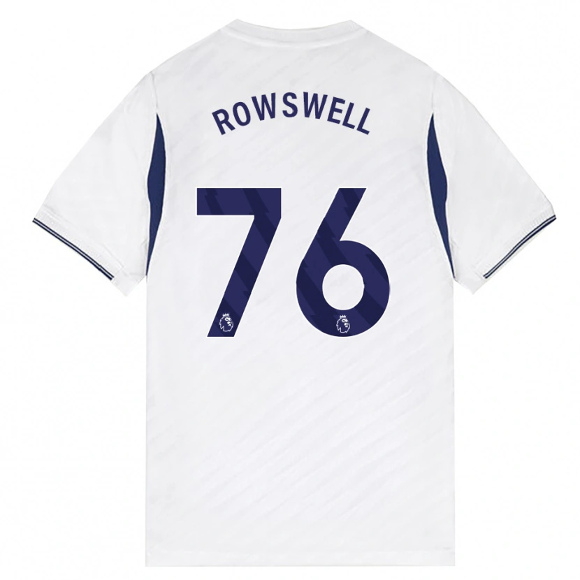 Danxen Dame James Rowswell #76 Hvit Rød Lilla Hjemmetrøye Drakt Trøye 2026/27 Skjorter T-Skjorte