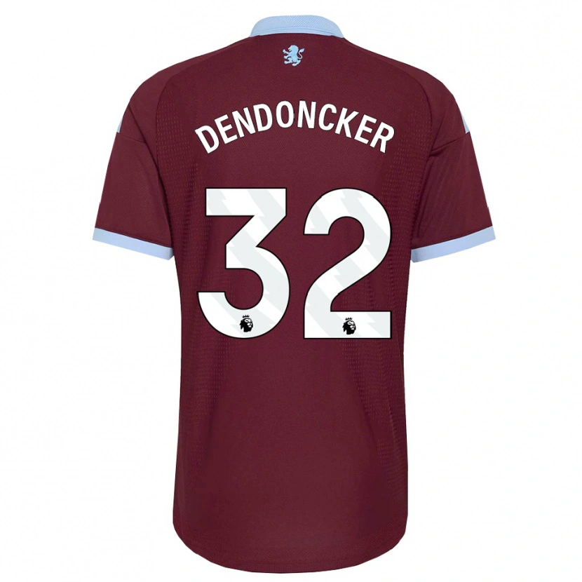 Danxen Dame Leander Dendoncker #32 Blå Kornblomst Burgunder Hjemmetrøye Drakt Trøye 2026/27 Skjorter T-Skjorte