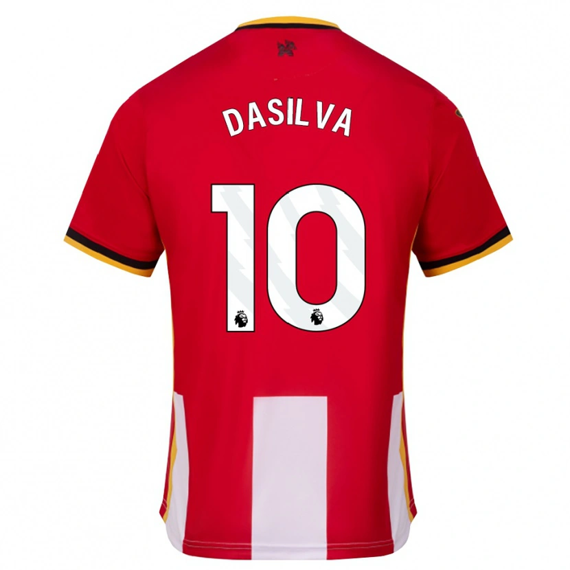 Danxen Dame Josh Dasilva #10 Gul Svart Rød Hjemmetrøye Drakt Trøye 2026/27 Skjorter T-Skjorte