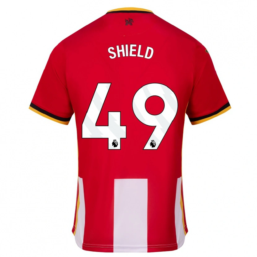 Danxen Dame Ollie Shield #49 Gul Svart Rød Hjemmetrøye Drakt Trøye 2026/27 Skjorter T-Skjorte