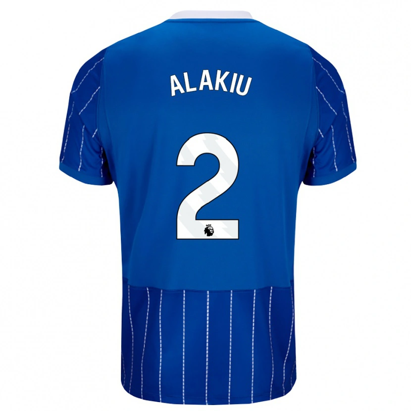 Danxen Dame Isaiah Alakiu #2 Mellomblå Hvit Hjemmetrøye Drakt Trøye 2026/27 Skjorter T-Skjorte