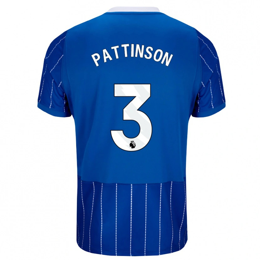 Danxen Dame Poppy Pattinson #3 Mellomblå Hvit Hjemmetrøye Drakt Trøye 2026/27 Skjorter T-Skjorte