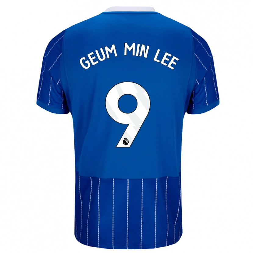 Danxen Dame Lee Geum-Min #9 Mellomblå Hvit Hjemmetrøye Drakt Trøye 2026/27 Skjorter T-Skjorte