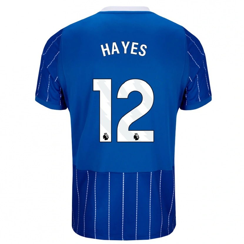 Danxen Dame Caitlin Hayes #12 Mellomblå Hvit Hjemmetrøye Drakt Trøye 2026/27 Skjorter T-Skjorte