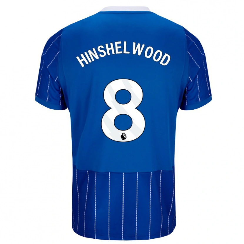Danxen Dame Jack Hinshelwood #8 Mellomblå Hvit Hjemmetrøye Drakt Trøye 2026/27 Skjorter T-Skjorte