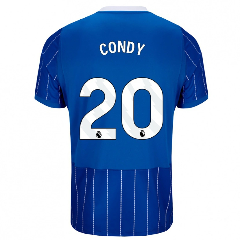 Danxen Dame Chris Condy #20 Mellomblå Hvit Hjemmetrøye Drakt Trøye 2026/27 Skjorter T-Skjorte