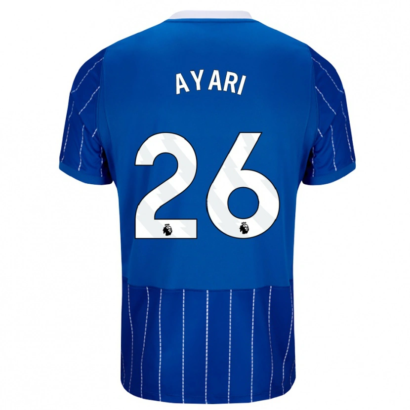 Danxen Dame Yasin Ayari #26 Mellomblå Hvit Hjemmetrøye Drakt Trøye 2026/27 Skjorter T-Skjorte