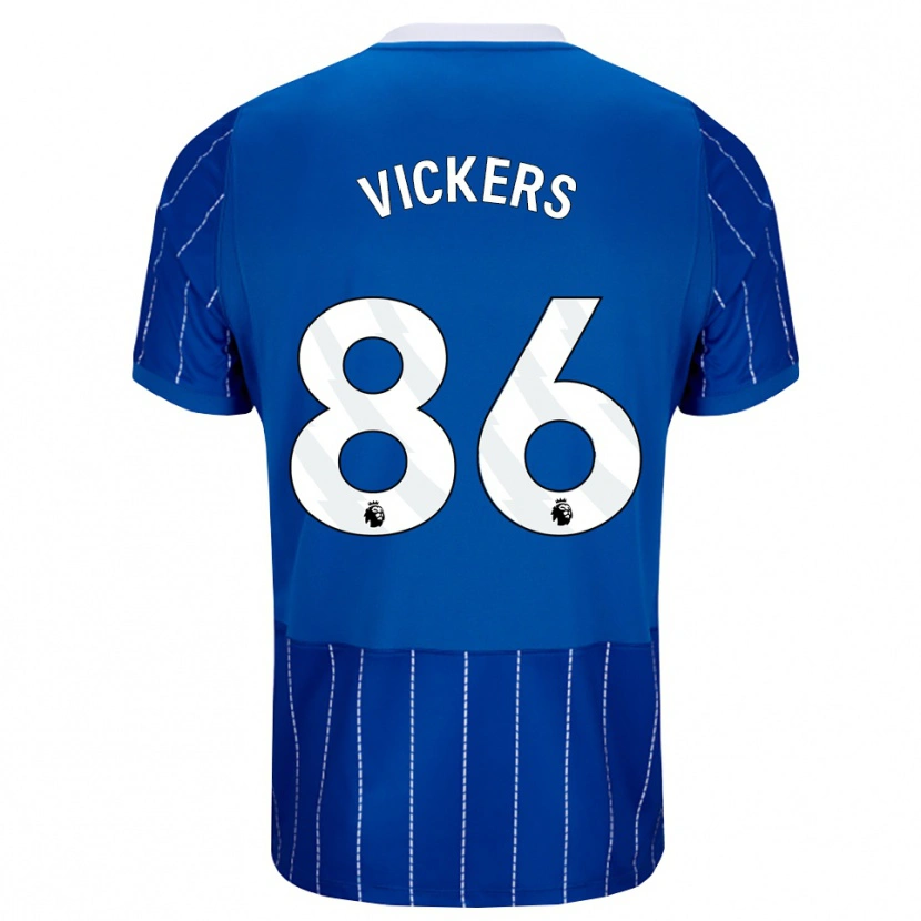 Danxen Dame Jacob Vickers #86 Mellomblå Hvit Hjemmetrøye Drakt Trøye 2026/27 Skjorter T-Skjorte