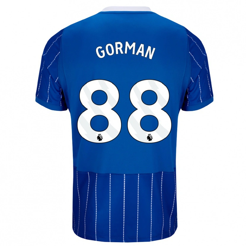 Danxen Dame Ronnie Gorman #88 Mellomblå Hvit Hjemmetrøye Drakt Trøye 2026/27 Skjorter T-Skjorte