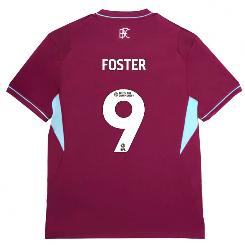 Danxen Dame Lyle Foster #9 Burgunder Grønn Hjemmetrøye Drakt Trøye 2026/27 Skjorter T-Skjorte