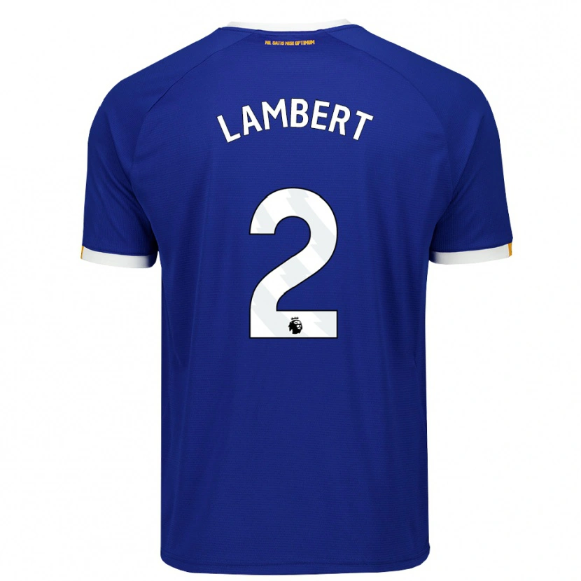 Danxen Dame Rocco Lambert #2 Blå Hvit Gul Hjemmetrøye Drakt Trøye 2026/27 Skjorter T-Skjorte