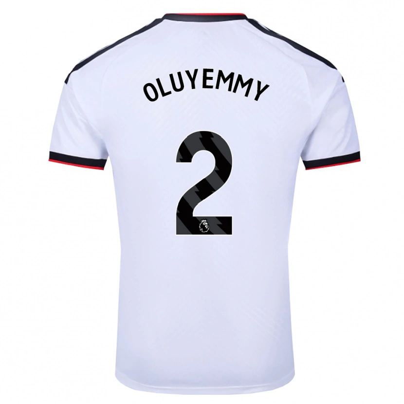 Danxen Dame Benjamin Oluyemmy #2 Hvit Svart Rød Hjemmetrøye Drakt Trøye 2026/27 Skjorter T-Skjorte