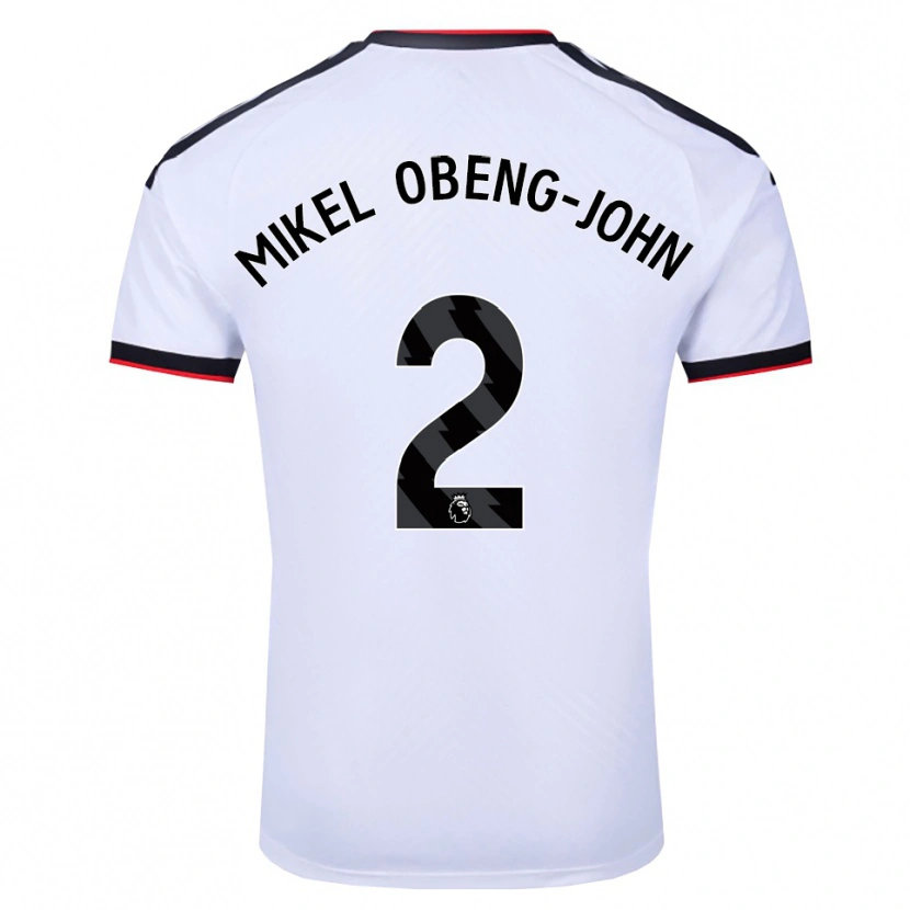 Danxen Dame Joe Mikel Obeng-John #2 Hvit Svart Rød Hjemmetrøye Drakt Trøye 2026/27 Skjorter T-Skjorte